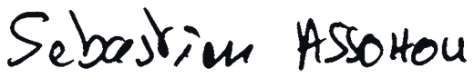 Sebastien Assohou signature